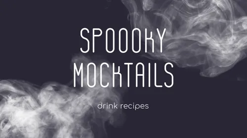 Spooky Mocktails youtube template