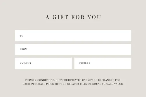 A Gift for You Gray certificates template