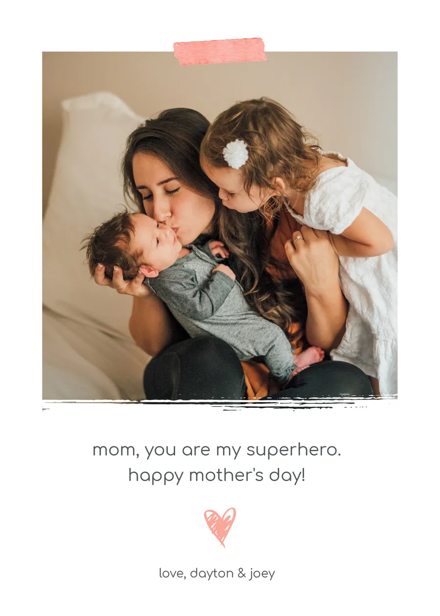 You Are My Superhero cards-mothers-day template