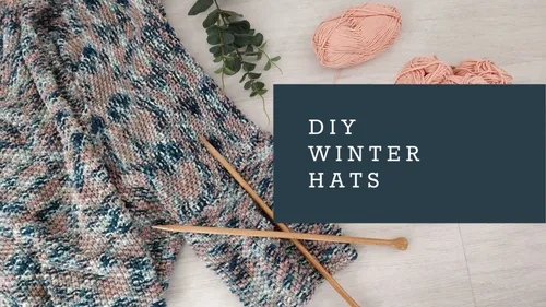 DIY Winter Hats youtube template