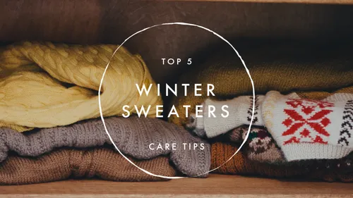 Top 5 Winter Sweaters youtube-thumbnails template