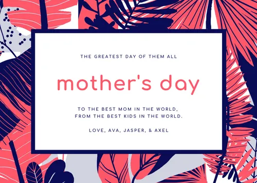 The Best Mom in the World cards-mothers-day template