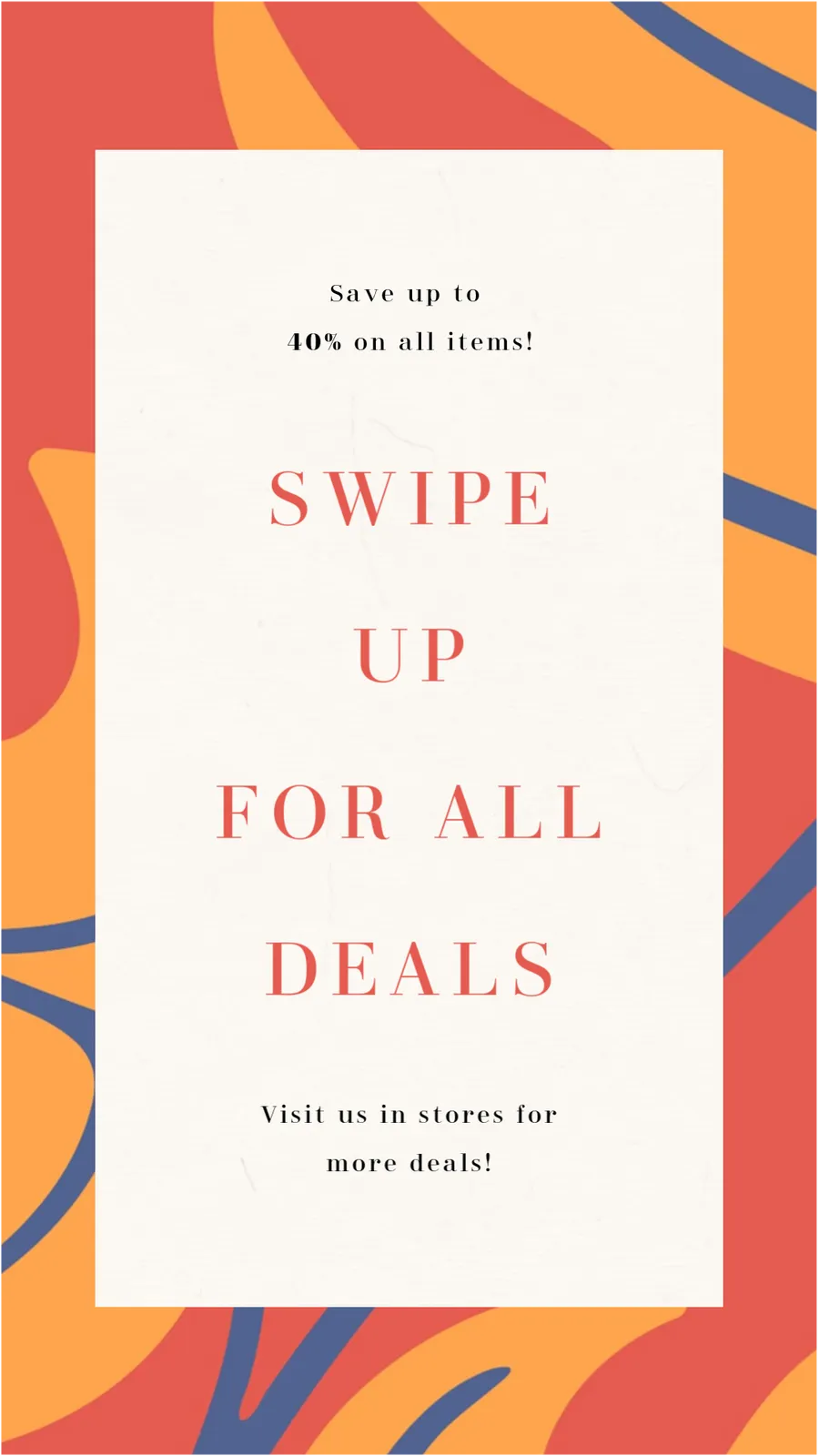 Swipe Up for All Deals facebook-story template