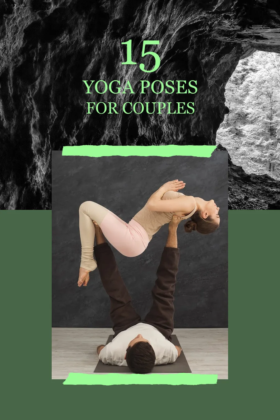 15 Yoga poses for couples pinterest template