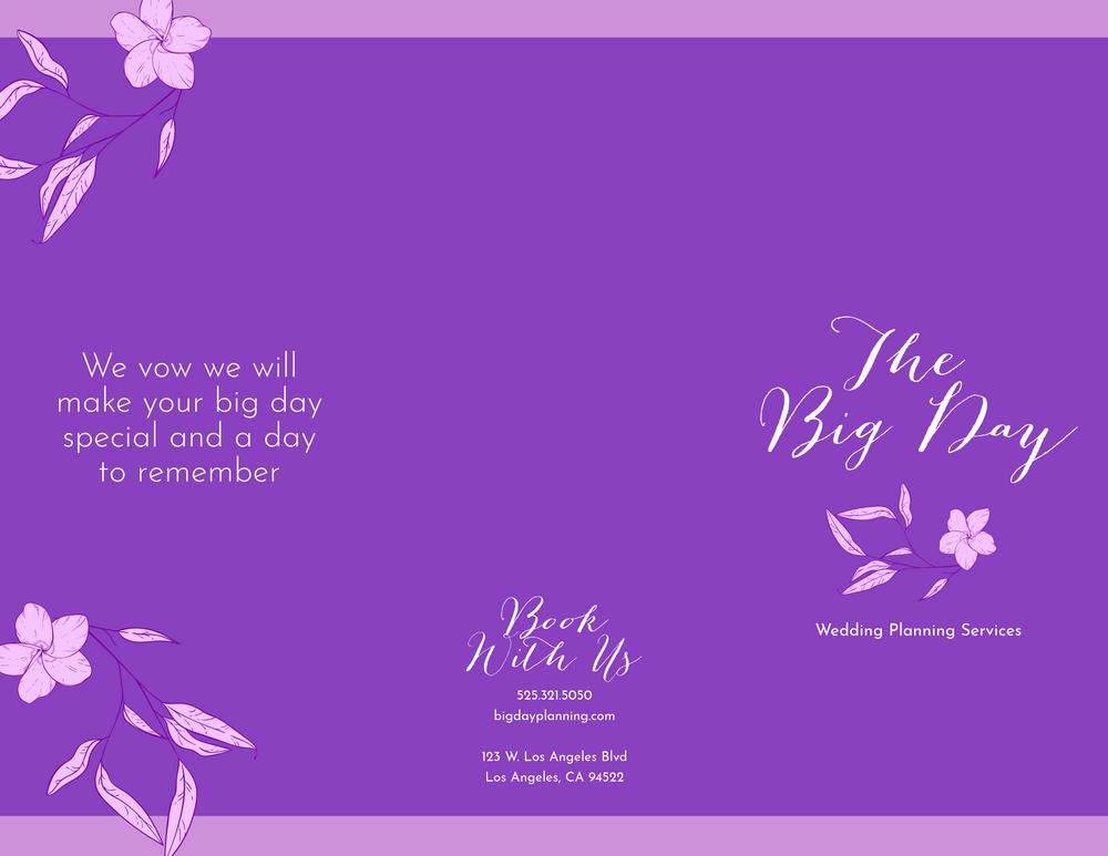 The Big Day - We vow we will make your big day special and a day to remember