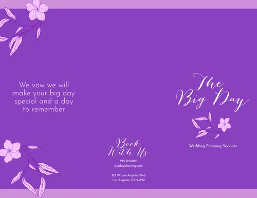 The Big Day - We vow we will make your big day special and a day to remember invitations-wedding template