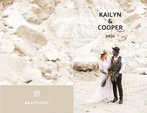 Kailyn & Cooper  cards-wedding template