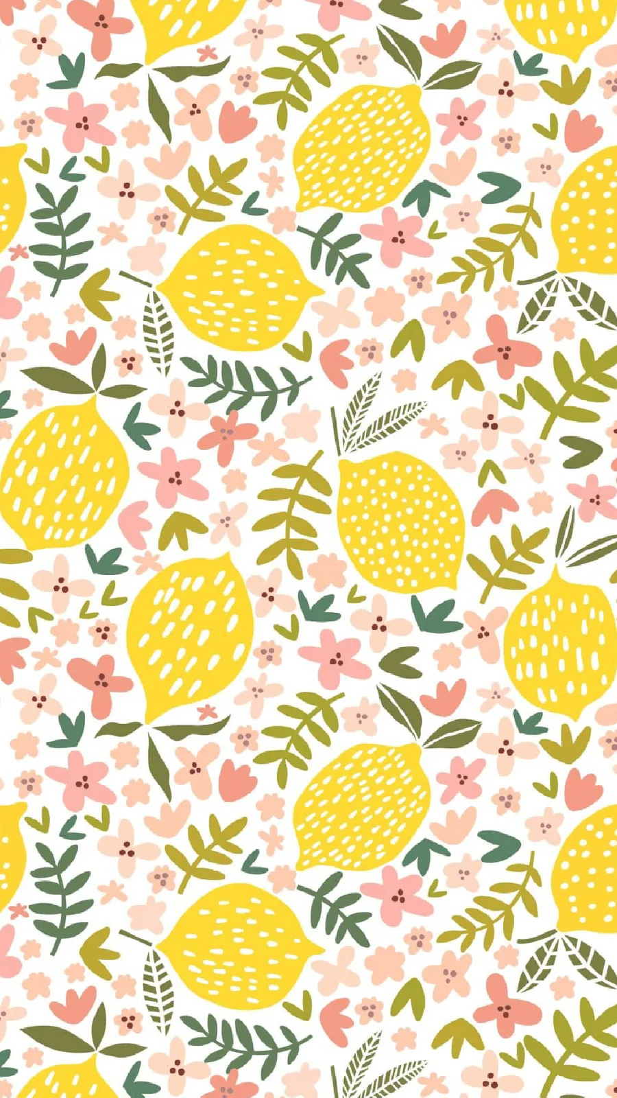 Lemon background for mobile zoom-backgrounds template