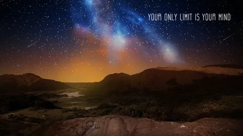 Your only limit is your mind zoom-backgrounds template
