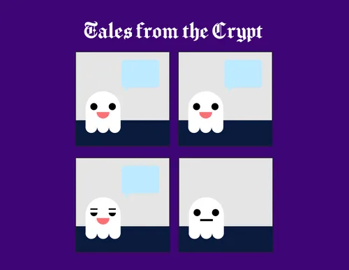 Tales from the Crypt purple book-covers template