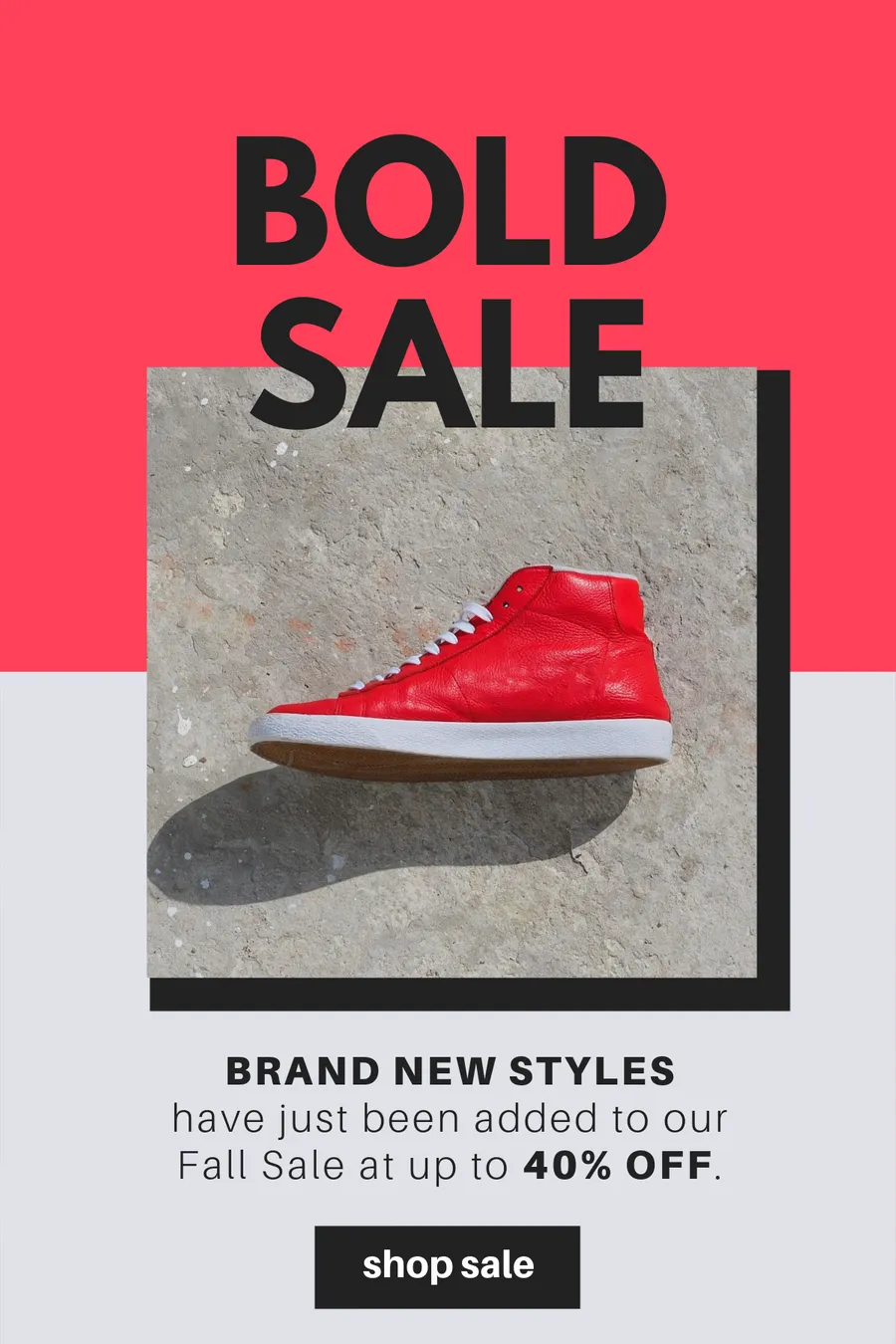 Bold Sale email template