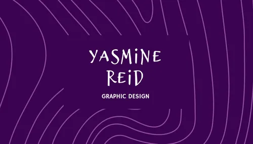 Yasmine Reid - Graphic Design