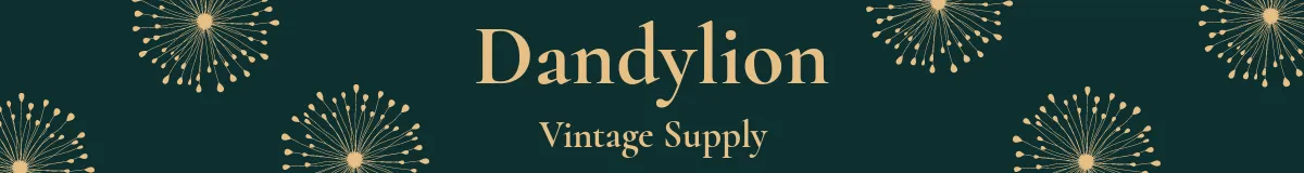 Etsy Mini Banner dandylion vintage supply etsy-mini-banner template