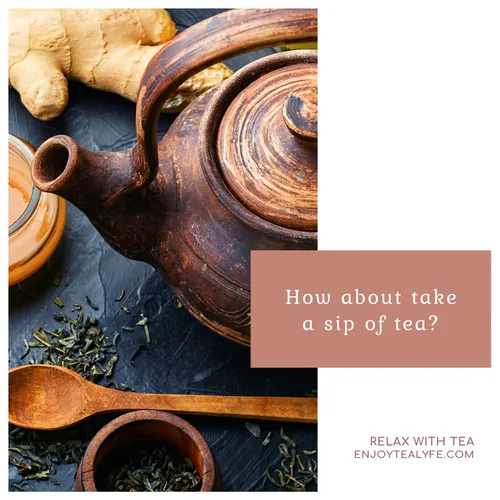 FacebookPost relax with tea facebook-posts template