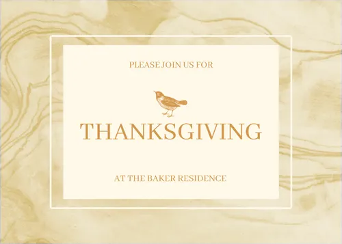 Thanksgiving at the Baker Residence cards-thanksgiving template
