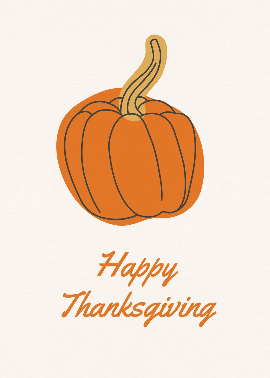Happy Thanksgiving pumpkin cards-thanksgiving template