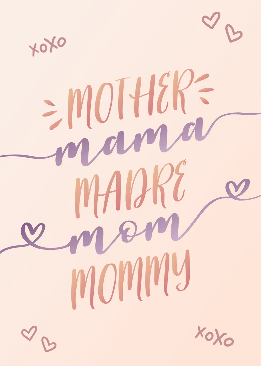 Card MothersDay 7 cards-mothers-day template