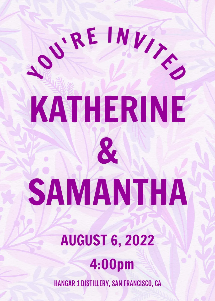 Katherine & Samantha (big font)
