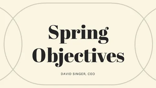 Spring Objectives cream 