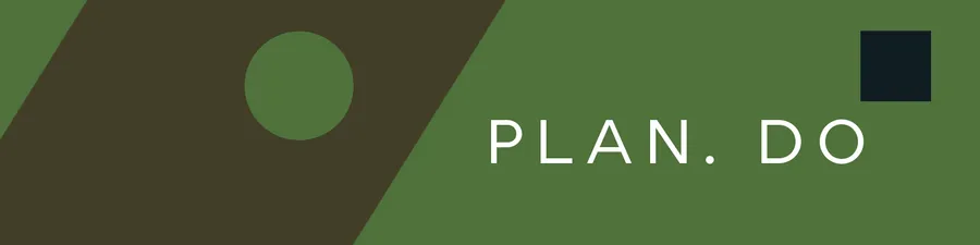 Plan. Do (green) linkedin-covers template