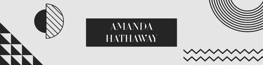 Amanda Hathaway (grey) linkedin-covers template