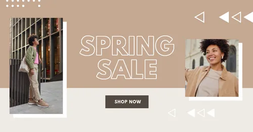 Facebook Shop spring sale facebook-shop template