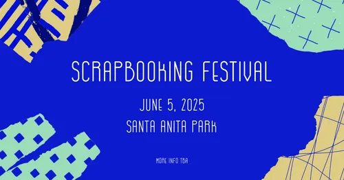 Facebook scrapbooking festival ads template