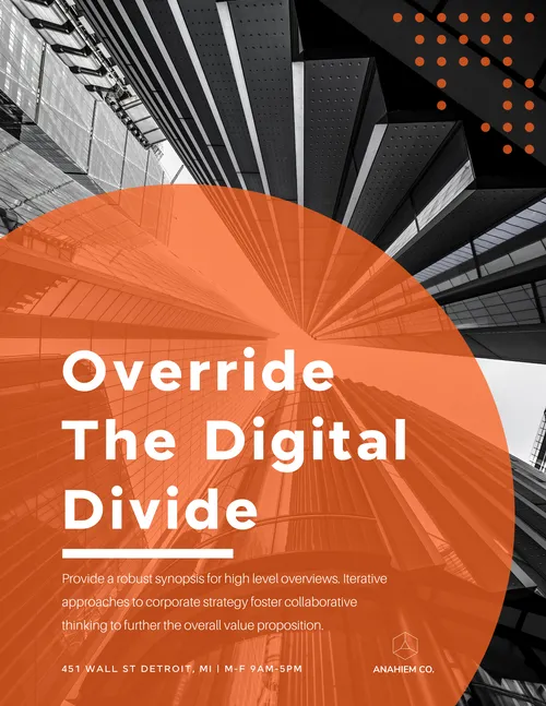 override the digital divide invitations template