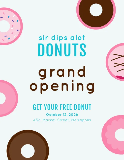 grand opening donuts