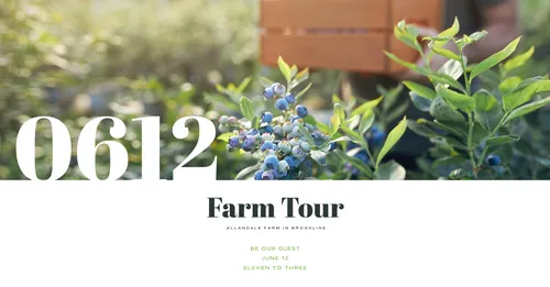 0612 Farm Tour (white Twitter post) twitter template