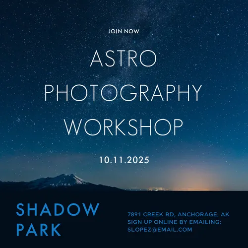 Astro Photography Workshop (IG Post) cards-photo template