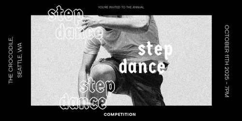 Step Dance Step Dance Step Dance (Twitter post) invitations template