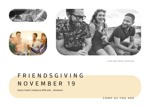 Friendsgiving November 19 cards-thanksgiving template