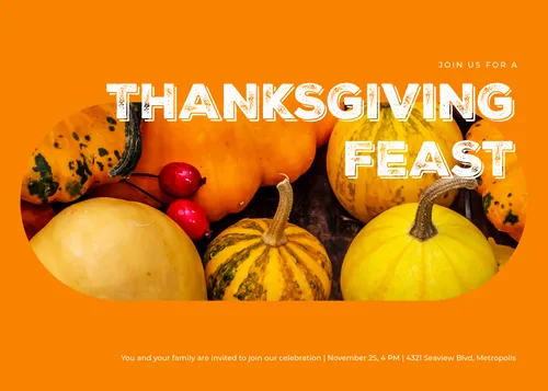 Thanksgiving Feast cards-thanksgiving template