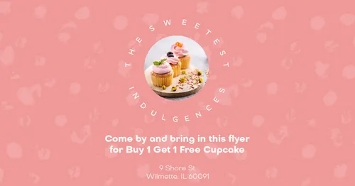 buy 1 get 1 free cupcake invitations template