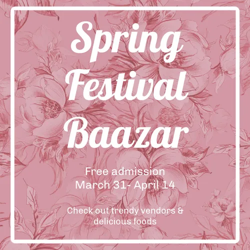 spring festival bazaar