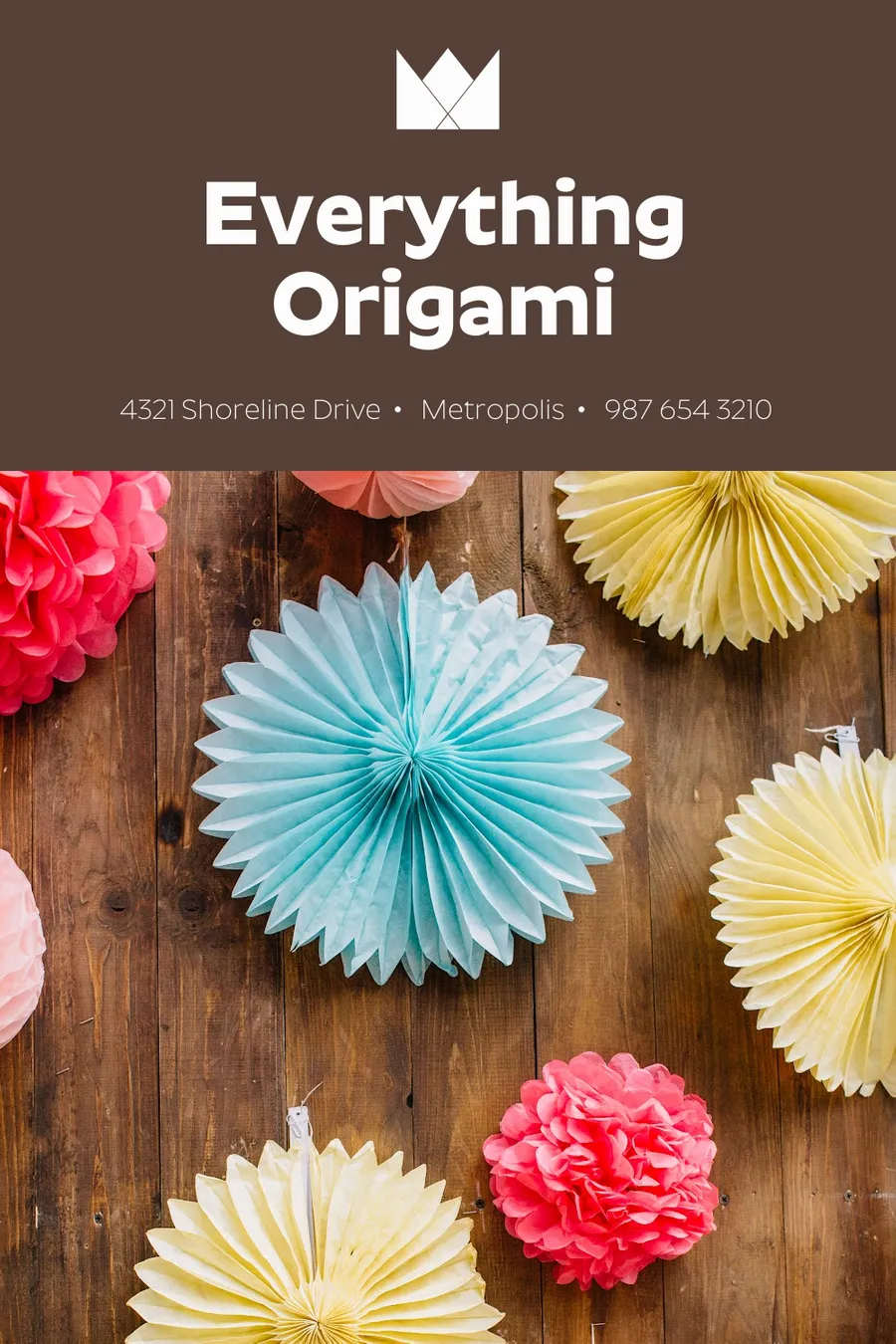 Everything Origami pinterest template
