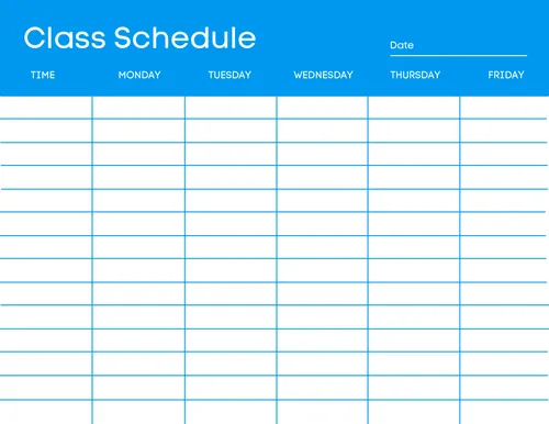 Calendar Class 05 calendars template