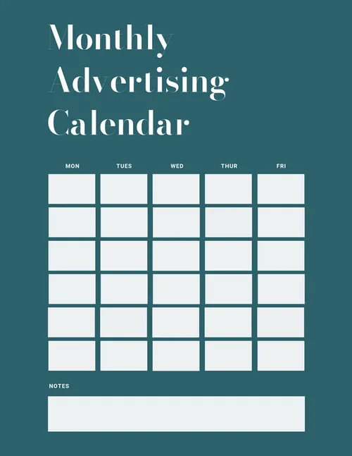 Calendar Advertising 09 calendars template