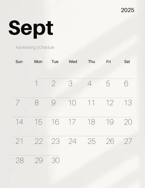 Calendar Advertising 05 calendars template