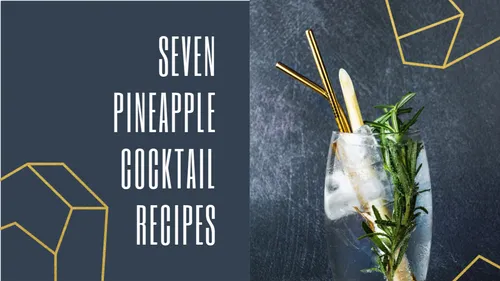 Pineapple Cocktail Recipes youtube-thumbnails template
