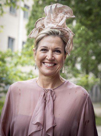 Queen Maxima visit to Jubilee Codam Coding College, Amsterdam, Netherlands - 29 May 2024 에디토리얼 스톡 이미지