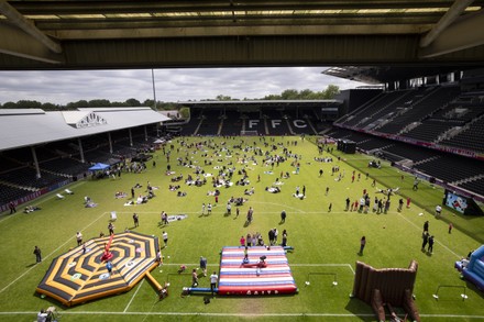 Fulham FC Picnic on the Pitch Weekend, Football, Craven Cottage, London, UK, 01 June 2024, imagine de stoc Editorial