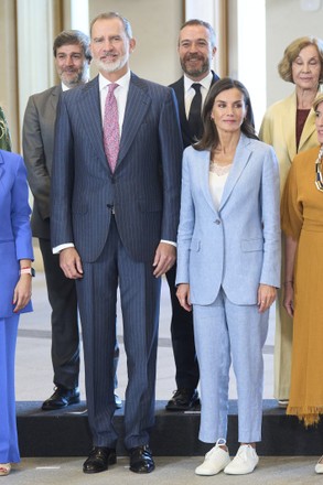 Spanish Royals attend first meeting of the Royal Board of Trustees of the Royal Collections Gallery, Madrid, Spain - 30 May 2024 에디토리얼 스톡 이미지