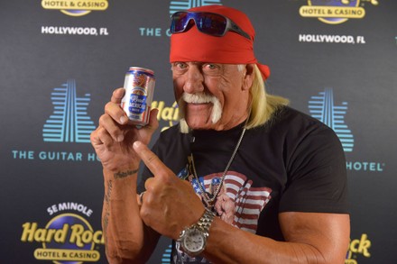Hulk Hogan Real American Beer Launch, The Guitar Hotel, Seminole Hard Rock Hotel & Casino Hollywood, Florida, USA - 13 Jun 2024 Redaktionell stockbild