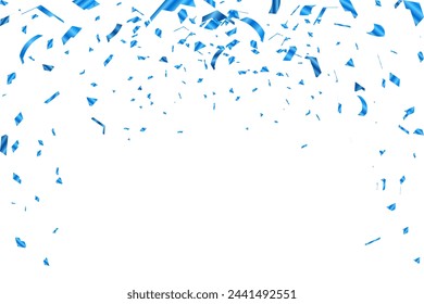Confetti celebration background template design. Holiday, birthday.: stockvector