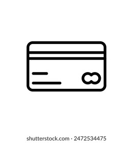 Credit Card Icon for Secure Online and In-store Payments - Vector στοκ