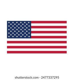 American flag, USA flag clipart, US flag clipart, American flag png, Patriot file, Vector Files for Cricut Arkivvektor
