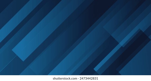  arrière-plan Abstrait bleu foncé avec concept d'entreprise moderne : image vectorielle de stock