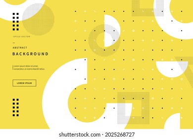 abstract background inspired by memphis style. colorful illustration with geometric shapes. flat  simple design for web page, cover, editorial, advertisement, flyer and sns. vector of eps version 10. ஸ்டாக் வெக்டர்